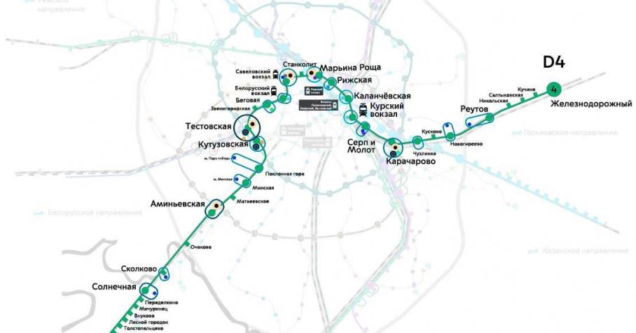 Мцд перово расписание. План МЦД 4 на карте Москвы 2022. Диаметры Москвы схема МЦД 4. МЦД Перерва. ЖД станция Внуково МЦД 4.