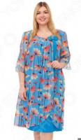 Платье Laura Amatti «Первое свидание». Цвет: голубой