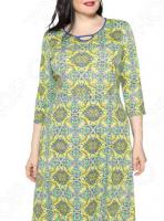 Платье Лауме-стиль «Звезда моя». Цвет: оливковый