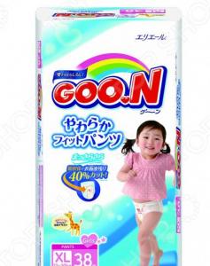 Трусики-подгузники для девочек Goon Big (12-20 кг)