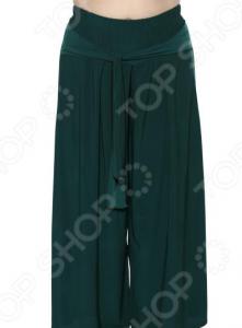 Юбка-брюки Лауме-Лайн «Высокая мода». Цвет: изумрудный